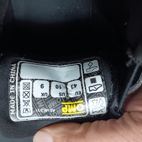 OMP Racing Shoes in Black and White